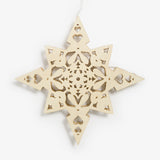 Scandilights Nordic Heart LED Wooden Hanging Star