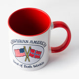 Norwegian American Best of Both Coffee Mug