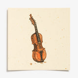 Hardingfele Art Card by Mona Stenseth
