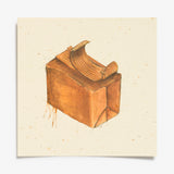 Brunost Art Card by Mona Stenseth