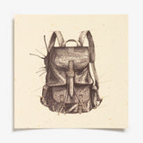 Ryggsekk Art Card by Mona Stenseth