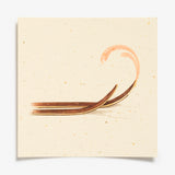 Ski Art Card by Mona Stenseth