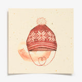 Topplue Art Card by Mona Stenseth