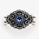 Bunad Ring with Blue Stone By Sylvsmidja