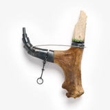 Brooch Reindeer Antler (Place 4) by Teresa Faris
