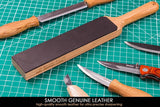 LS6P1 - Dual-Sided Leather Strop Knife Sharpener for Tools