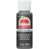Matte Acrylic Paint - Jet Black by Apple Barrel