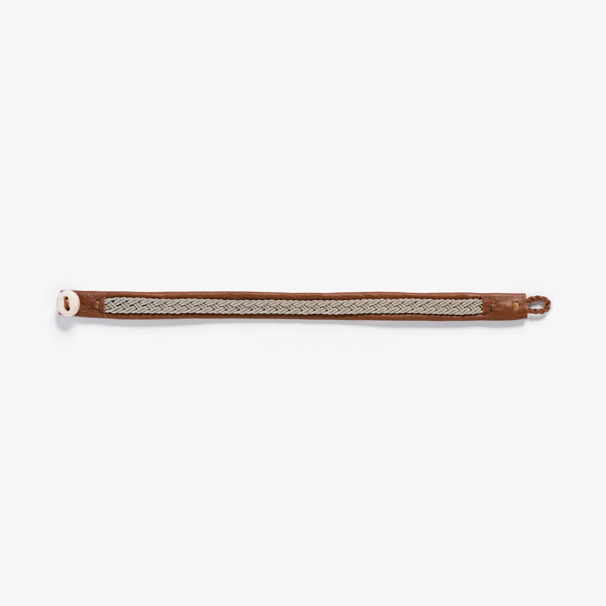 Sámi-Inspired Brown Bracelet by Andrew Ellingsen