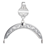 Silverplated Acanthus Clasp by Sylvsmidja