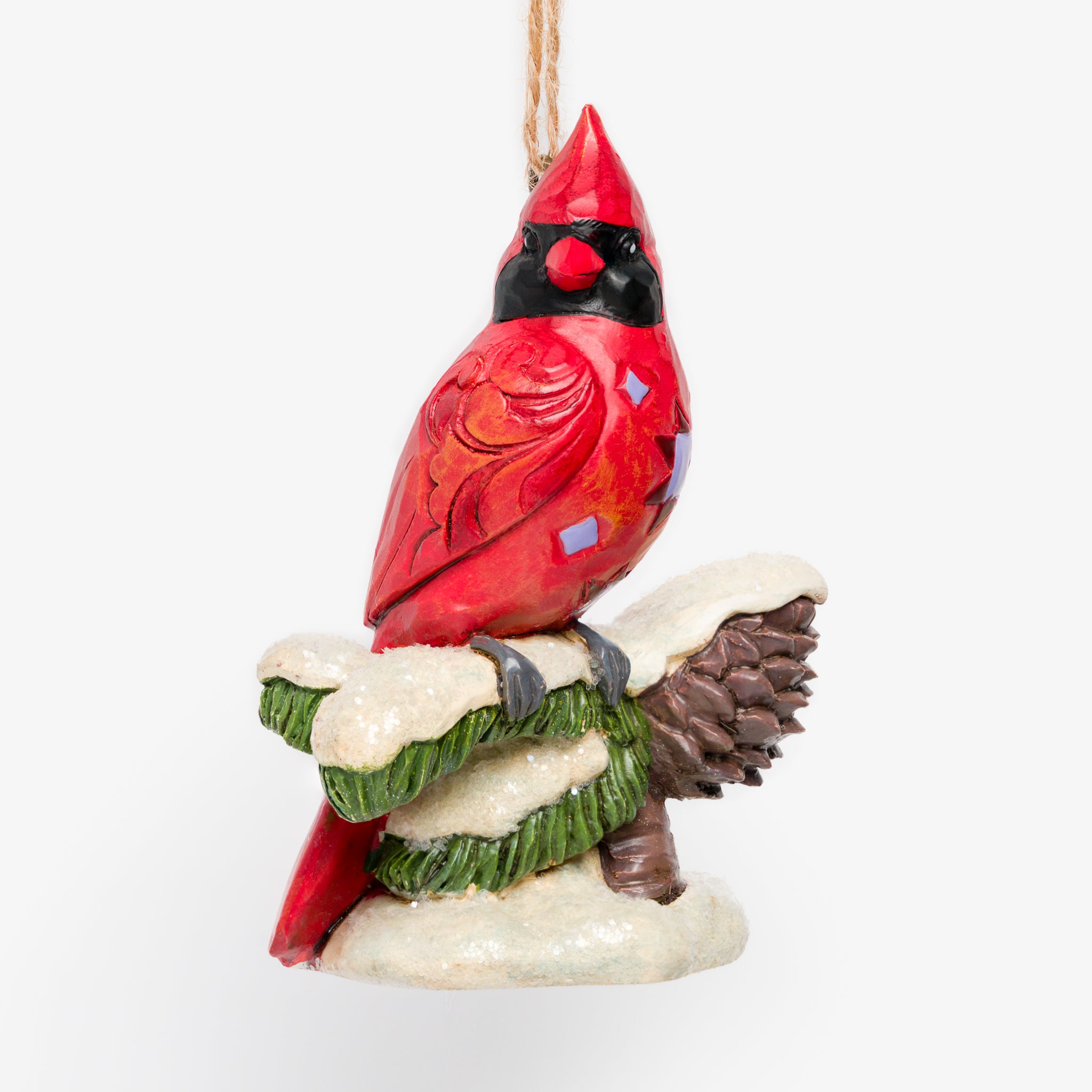 Caring Cardinals Winter Blessing Ornament by Jim Shore
