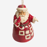Santa with Cardinal Ornament by Jim Shore