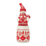 Nordic Noel Snowman with Cardinal by Jim Shore