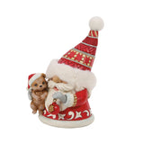 Gnome Hugging Cute Puppy Figure by Jim Shore