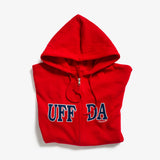 Uff Da Hooded Zippered Sweatshirt