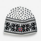 Norway Knit Hat with White Stars