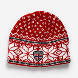Norway Knit Hat with White Stars