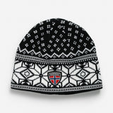 Norway Knit Hat with White Stars