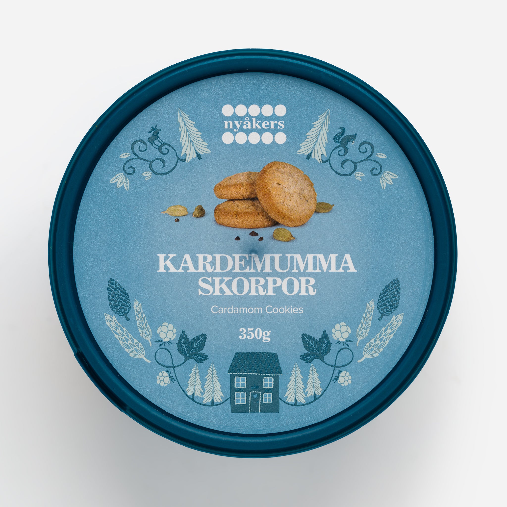 Cardamom Cookies in a Tub