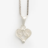 Small Heart Necklace by Sylvsmidja