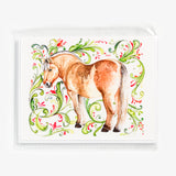 Fjord Pony Notecards Set with Rosmaling by Sharon Christensen