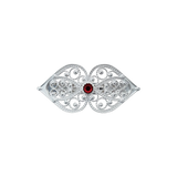 Heart Filigree Hairpiece by Sylvsmidja