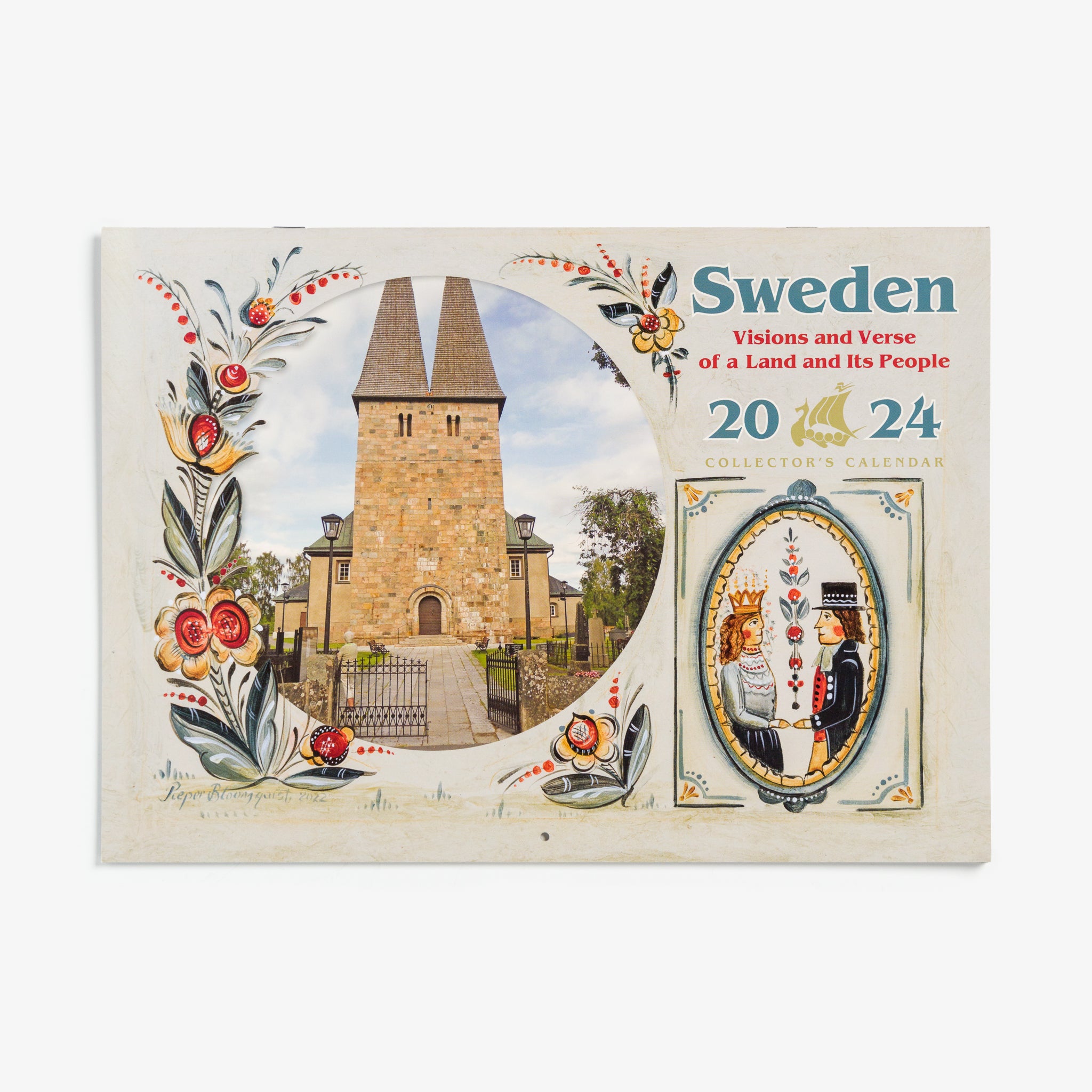 Sweden Visions and Verse 2024 Collectors Wall Calendar