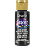 DecoArt Americana Acrylic Paint - Lamp Black