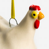 Chicken Ornament by Sue Flanders