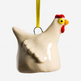 Chicken Ornament by Sue Flanders