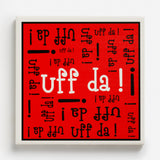 Uff Da On Red Tile