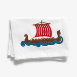 Viking Ship Tea Towel