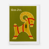 Julbock Card by Cindy Lindgren