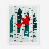 Cardinal Birch Card by Cindy Lindgren