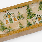 Gilded Tree Two-Sectioned Tray