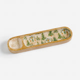 Gilded Tree Two-Sectioned Tray