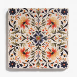 Marble Coaster with Rosemaling