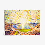 Edvard Munch: the Sun Birthday Card