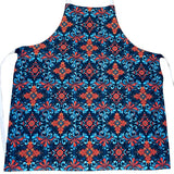 Red & Blue Rosemaling Apron