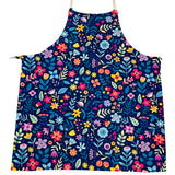Flowers On Blue Apron