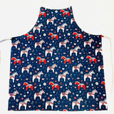 Blue Dala Horses Apron