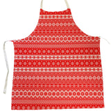 Red Snowflakes Apron