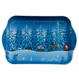 Tomte & Animals Trekking Through the Snow Small Tray