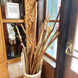 Carved Walking Sticks by Jay Clasen