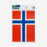 Norway Flag Color Shock Static Cling