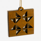 Wood Quilt Ornament by Women's Sawing Circle