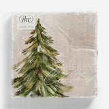 Gilded Painterly Tree Lunch Napkins