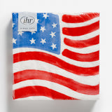 Stars And Stripes Stamp Lunch Napkins