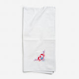 Embroidered Napkin by Linda Miller