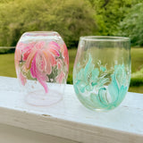 2024-10-30 Rosé and Rosemaling — Painting Wine Glasses (Online)