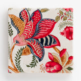 Ruby Floral Tile Coaster by Studio Vertu